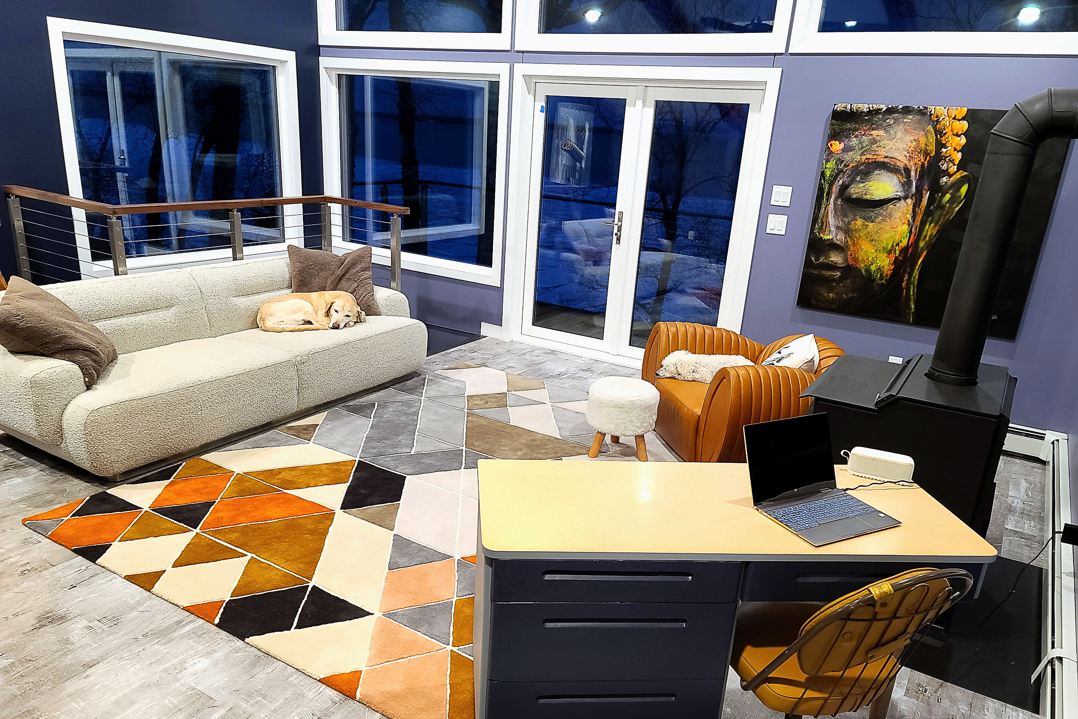 Sky Fire porch and connected residences