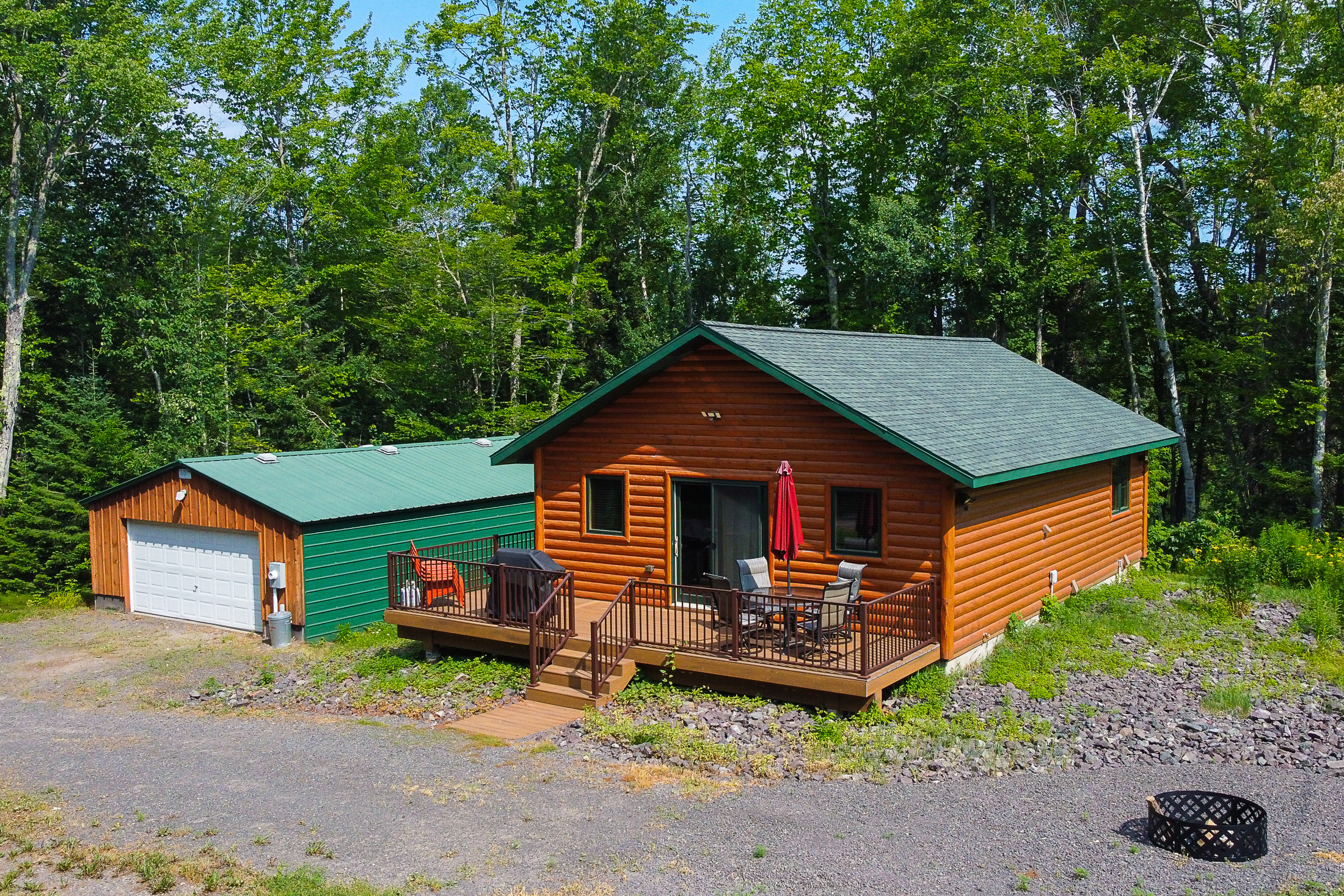 Best Kept Secret cabin exterior in Cornucopia