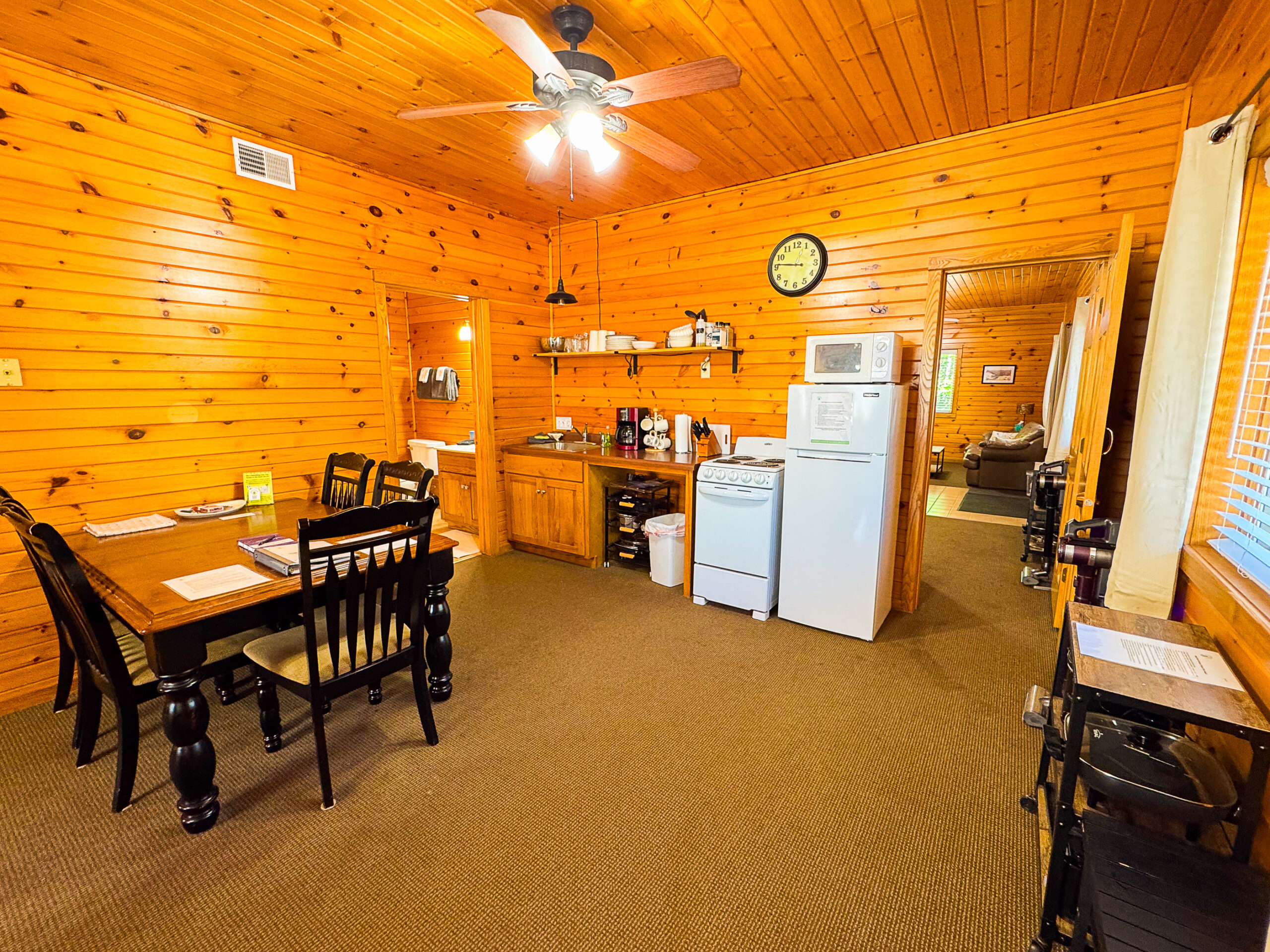 Interior living area at Freedom Valley